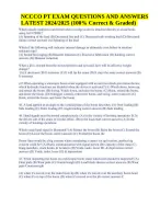 NCCCO EXAM QUESTIONS AND ANSWERS LATEST 2024/2025 (100% Correct & Graded)