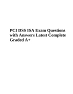 PCI ISA Exam Prep Questions and Answers Latest Updated, PCI ISA ...