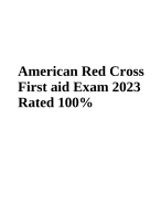 American Red Cross First Aid Exam Questions & Answers, American Red ...