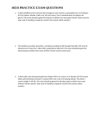 HESI PRACTICE EXAM QUESTIONS & ANSWERS LATEST UPDATE 2024/2025 | VERIFIED | GRADED A+.