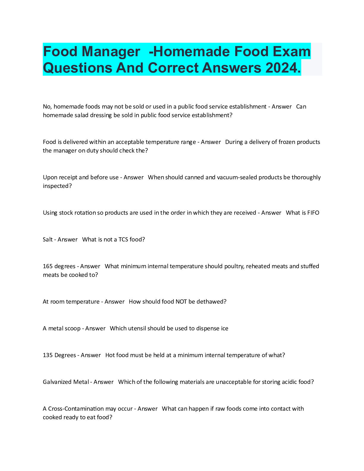 FOOD AND NUTRITION EXAM QUESTIONS AND ANSWERS PDF 2022 visual data 7