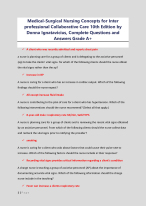 Medical-Surgical Nursing Concepts for Inter professional Collaborative Care 10th Edition by Donna I