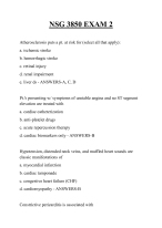NSG 3850 EXAM 2 QUESTIONS AND ANSWERS 2025