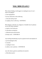 NSG 3850 EXAM 3 QUESTIONS AND ANSWERS 2025