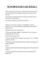 SCM 300 EXAM 2 ASU DAVILA QUESTIONS AND ANSWERS - DocMerit