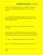 GFEBS EXAM QUESTIONS AND ANSWERS 2026