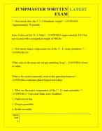 JUMPMASTER WRITTEN EXAM QUESTIONS AND ANSWERS 2026