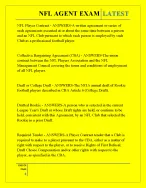 NFL AGENT EXAM QUESTIONS AND ANSWERS 2026