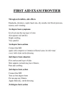 FIRST AID EXAM FRONTIER QUESTIONS AND ANSWERS 2026 - DocMerit
