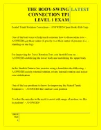 THE BODYSWING CONNECTION TPI LEVEL 1 EXAM - DocMerit