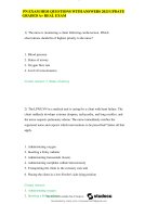 PN EXAM HESI QUESTIONS WITH ANSWERS 2023 UPDATE GRADED A+ REAL EXAM