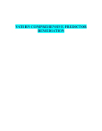 VATI RN COMPREHENSIVE PREDICTOR REMEDIATION