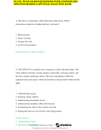 NCLEX PN EXAM HESI QUESTIONS WITH ANSWERS 2023 UPDATED/ GRADED A+/PN FINAL EXAM TEST BANK