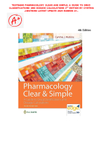 TESTBANK   GUIDE   TO  DRUG  PHARMACOLOGY   CLEAR   AND   SIMPLE:   A   CLASSIFICATIONS