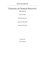 Solution Manual For Chemistry and Chemical Reactivity 10th Edition By ...