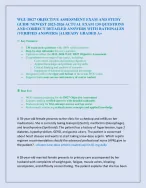 WGU D027 OBJECTIVE ASSESSMENT EXAM AND STUDY GUIDE NEWEST 2025-2026 130 ...