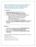 NR 601 MIDTERM EXAM AND STUDY GUIDE NEWEST - DocMerit