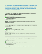 ATI RN CONCEPT BASED ASSESSMENT LEVEL 4 PROCTORED 2025”2026  EXAM ALL 150 QUESTIONS AND CORRECT DET