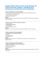 Barkley PMHNP 2026 ACTUAL EXAM REVIEW 150  QUESTIONS AND CORRECT ANSWERS WITH  RATIONALES GUARANTEE