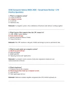 GCSE Computer Science WJEC 2026 – Actual Exam Review + 170  Practice Questions