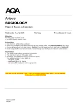 2025 AQA A-Level Sociology | Papers 1, 2 and 3 Complete Exam Bundle ...