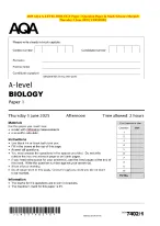 2025 AQA A-Level Biology | Papers 1, 2 and 3 - DocMerit