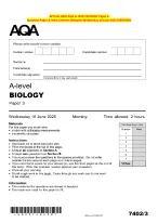 2025 AQA A-Level Biology | Papers 1, 2 and 3 - DocMerit