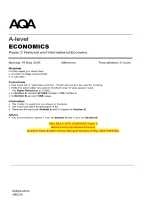 2025 AQA A-Level Economics | Papers 1, 2 and 3 Complete Exam Bundle ...