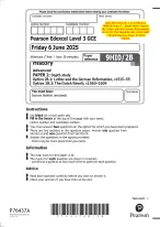 May–June 2025 Pearson Edexcel A Level History - DocMerit