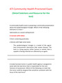ATI Community Health Proctored Exam (Details Solutions and Resources)