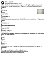 NUR2356 MDC 1 Exam 1 2023