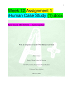 Week 12 Assignment 1  iHuman Case Study (1).docx