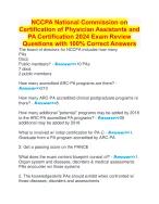 NCCPA National Commission on Certification of Physician Assistants and ...