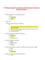 ATI PHARMACOLOGY 2019 PROCTORED EXAM -STUDY GUIDE