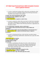 ATI Med-Surg Proctored Exam 2020 (Complete Version) Latest Updated Solution