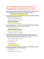 ATI Fundamentals 2020 Proctored Exam || Fundamentals ATI Proctored Exam 2020