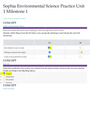 Sophia Environmental Science Practice Unit 1 Milestone 1