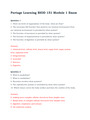 Portage Learning BIOD 151 Module 1 Exam 001