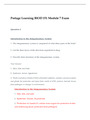 Portage Learning BIOD 151 Module 7 Exam