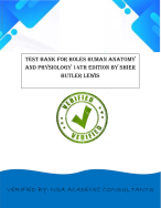 Test Bank for Holes Human Anatomy And Physiology 14th Edition By Shier Butler Lewis