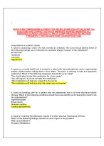 NGN ATI RN Comprehensive Predictor Retake Exam | 2026 | 100+ Actual Exam Questions&Answers