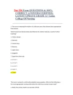 NUR 242 Medical-Surgical Nursing Exam 3 – Heart Failure, Cardiac Medications, Congenital Disorders