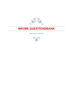 NRCME (DOT) BUNDLED EXAMS WITH GUARANTEED ACCURATE ANSWERS