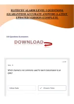 ELITECEU ALARM LEVEL 1 QUESTIONS  |GUARANTEED ACCURATE ANSWERS |LATEST  UPDATED VERSION |COMPLETE