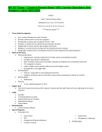 NR 327 Exam 1 Content Review Sheet 100% Correct Questions And Answers ...