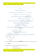 NR 327 Exam 2 Content Review Sheet With Answers 100% 2023/2024 latest ...