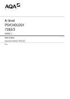 2024 AQA A-level PSYCHOLOGY 7182/3 Paper3 Issues and options in psychology Question Paper & Mark sc