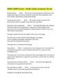 RIMS CRMP Exam - Study Guide Common Terms