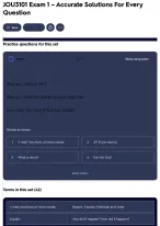 JOU3101 Exam 1 – Accurate Solutions For Every Question