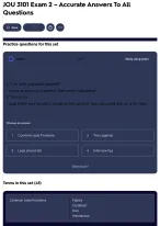 JOU 3101 Exam 2 – Accurate Answers To All Questions
